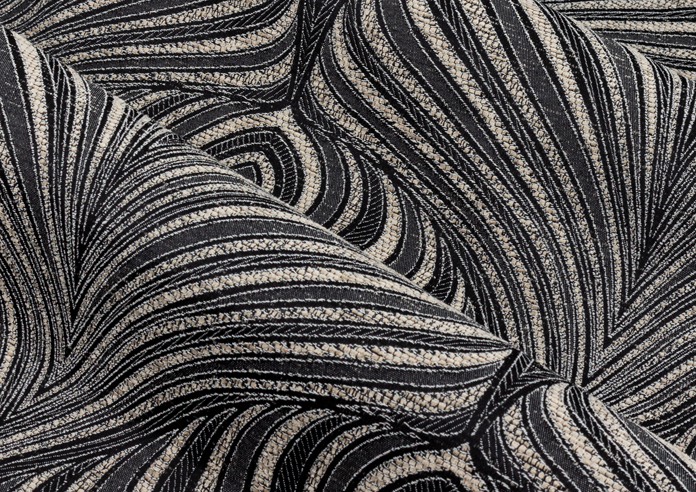 Gatsby Eyelet, Black - Ready Made Curtains - Image 4